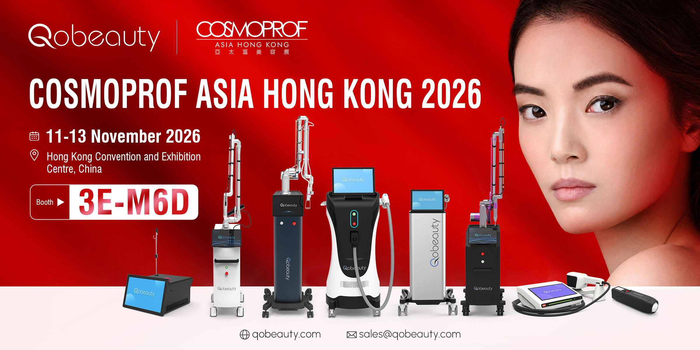 Meet Qobeauty at Cosmoprof Asia Hong Kong 2026 China!